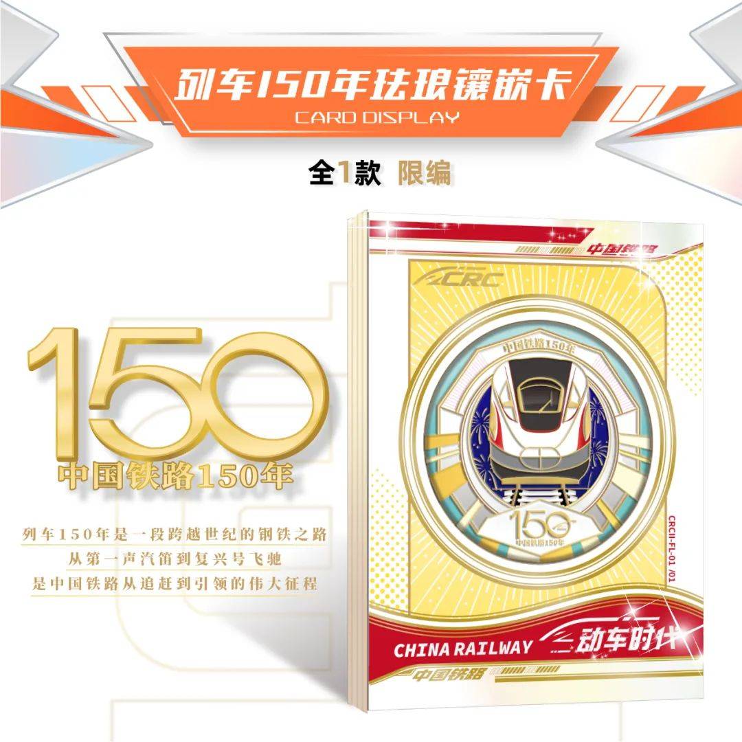 -动车时代限量珍藏卡火车迷的宝藏卡牌！CQ9电子中国网站新品上市｜中国铁路(图2)